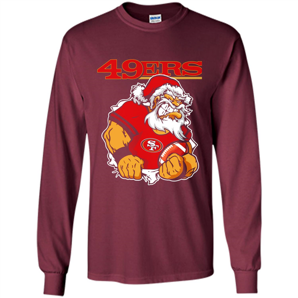 Grumpy Santa Claus San Francisco 49ers Football Team PINGPONG