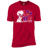 Snoopy loves NBA Cleveland Cavaliers - Premium Short Sleeve T-Shirt