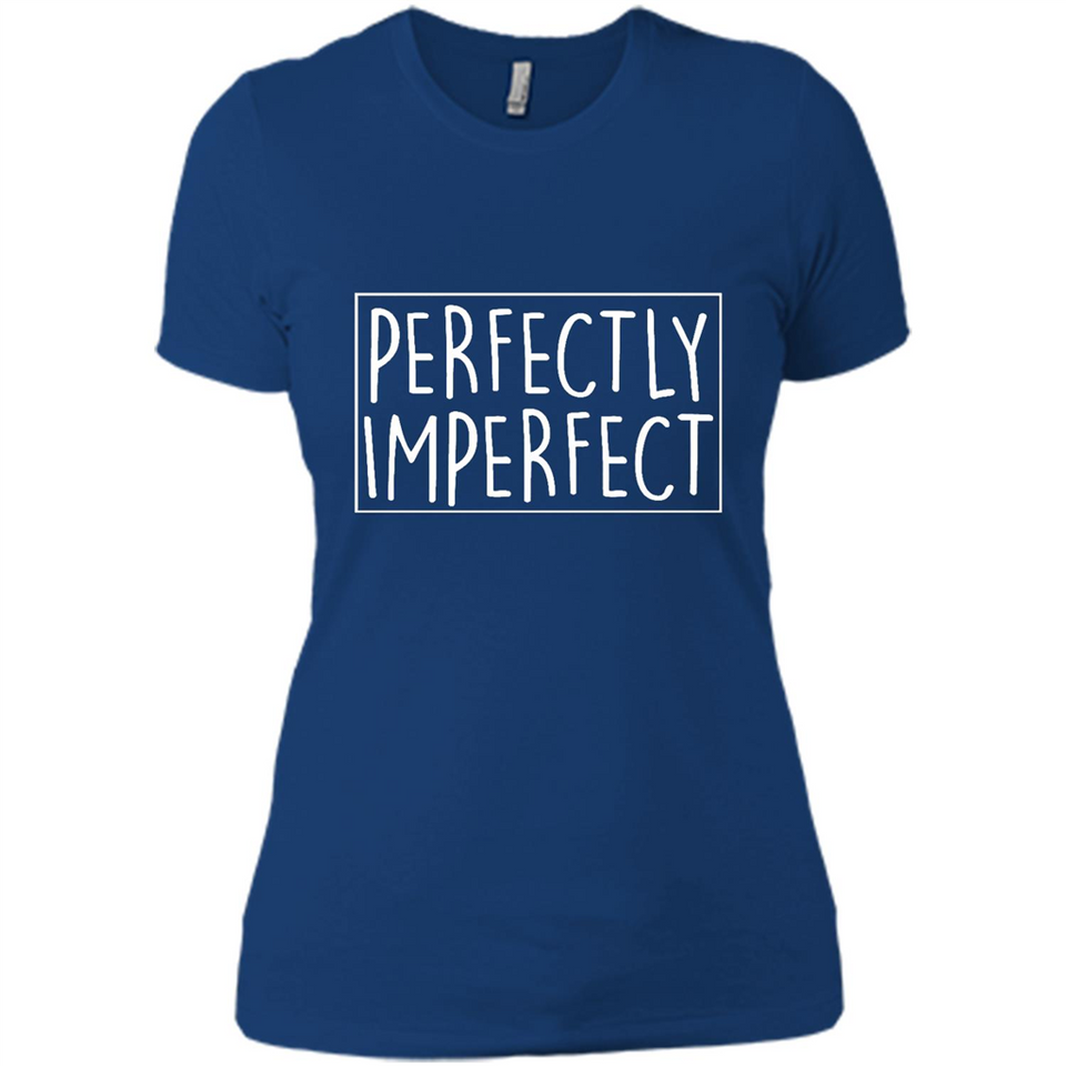 Perfectly Imperfect Black mugs PINGPONG - Ladies' Boyfriend T-Shirt