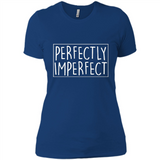 Perfectly Imperfect Black mugs PINGPONG - Ladies' Boyfriend T-Shirt