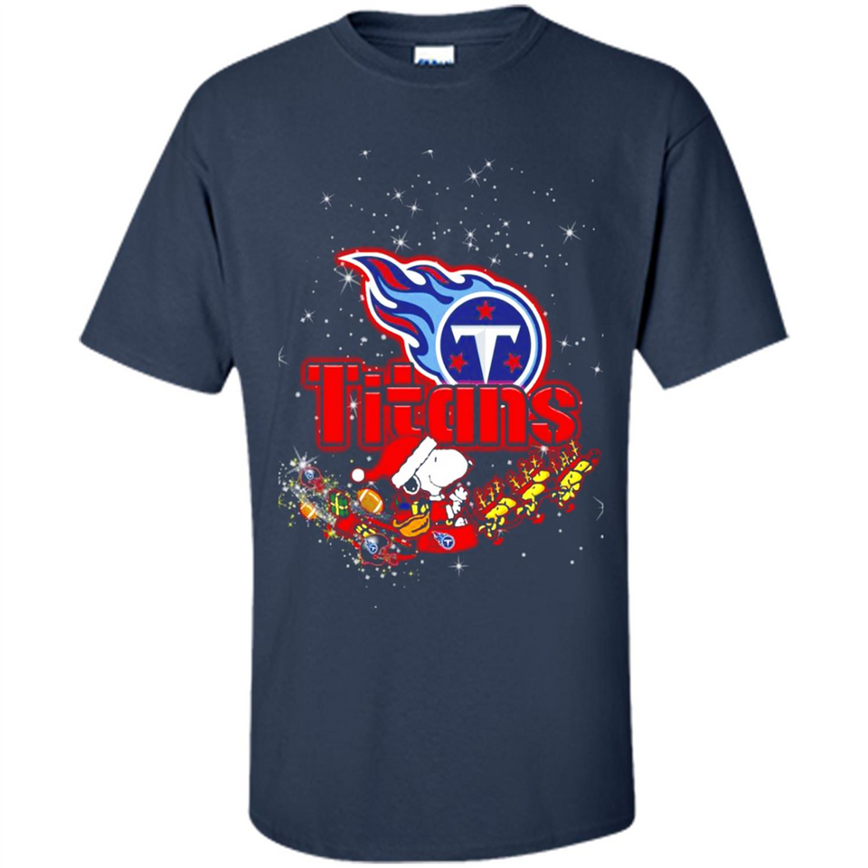 Snoopy Christmas Tennessee Titans - Shirt