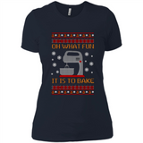 Oh What Fun It Is To Bake Ugly Christmas sweater Sweater PINGPONG