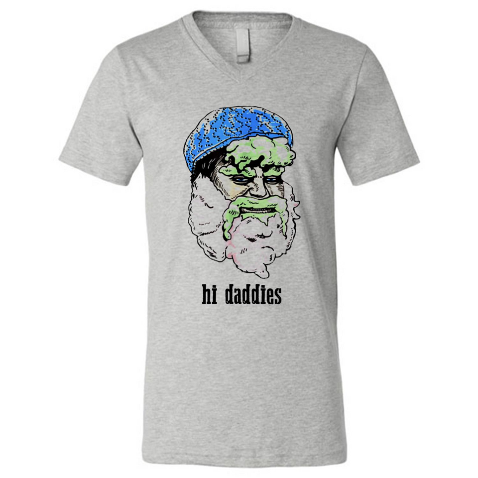 Mens Cotton Candy Randy - Canvas Unisex V-Neck