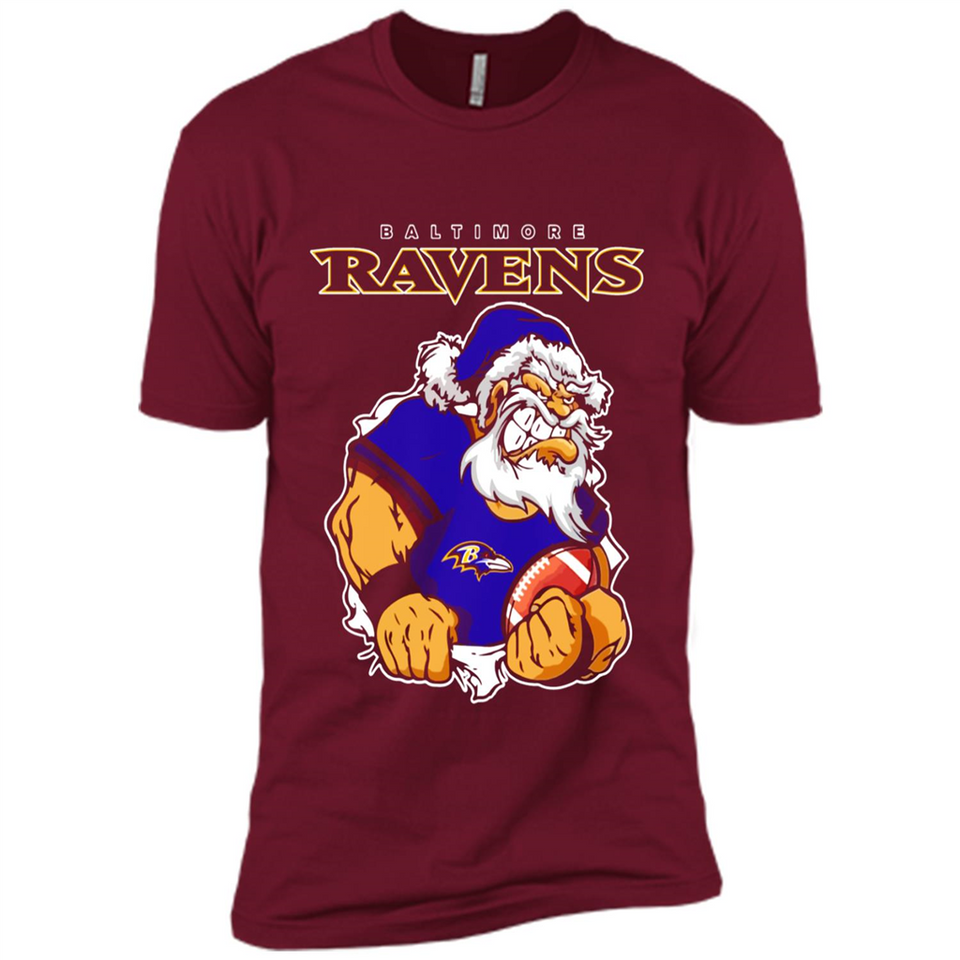 Grumpy Santa Claus Baltimore Ravens Football Team PINGPONG