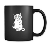 annoyed kitty touchy kitty grouchy ball of fur noody kitty PING PONG