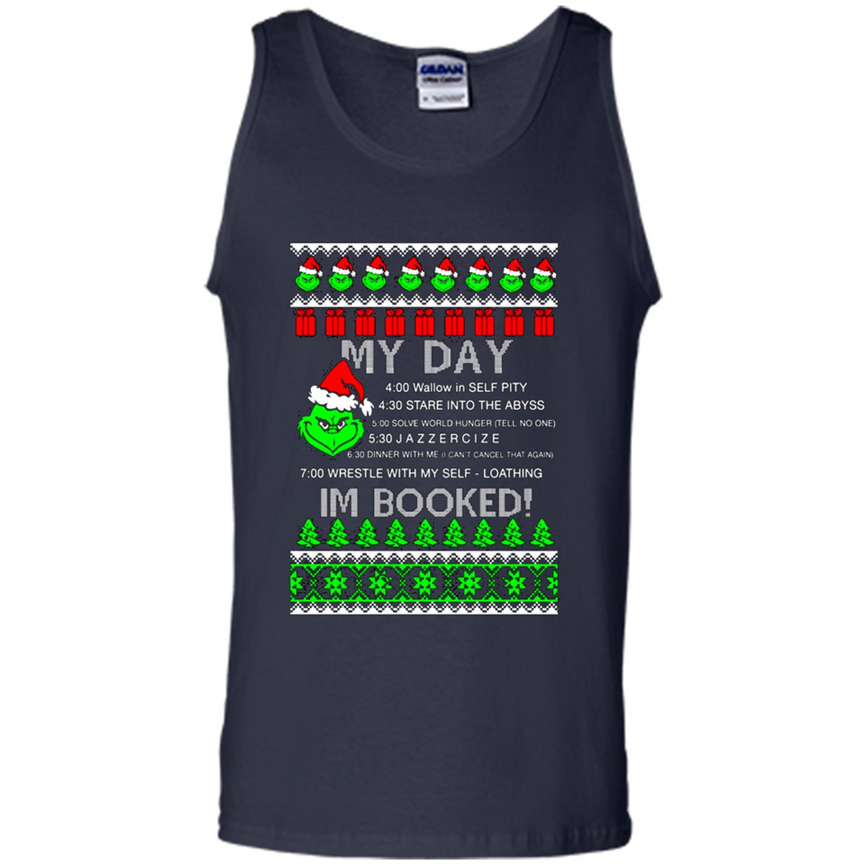 Mr Grinch my day I’m booked Christmas sweater PINGPONG