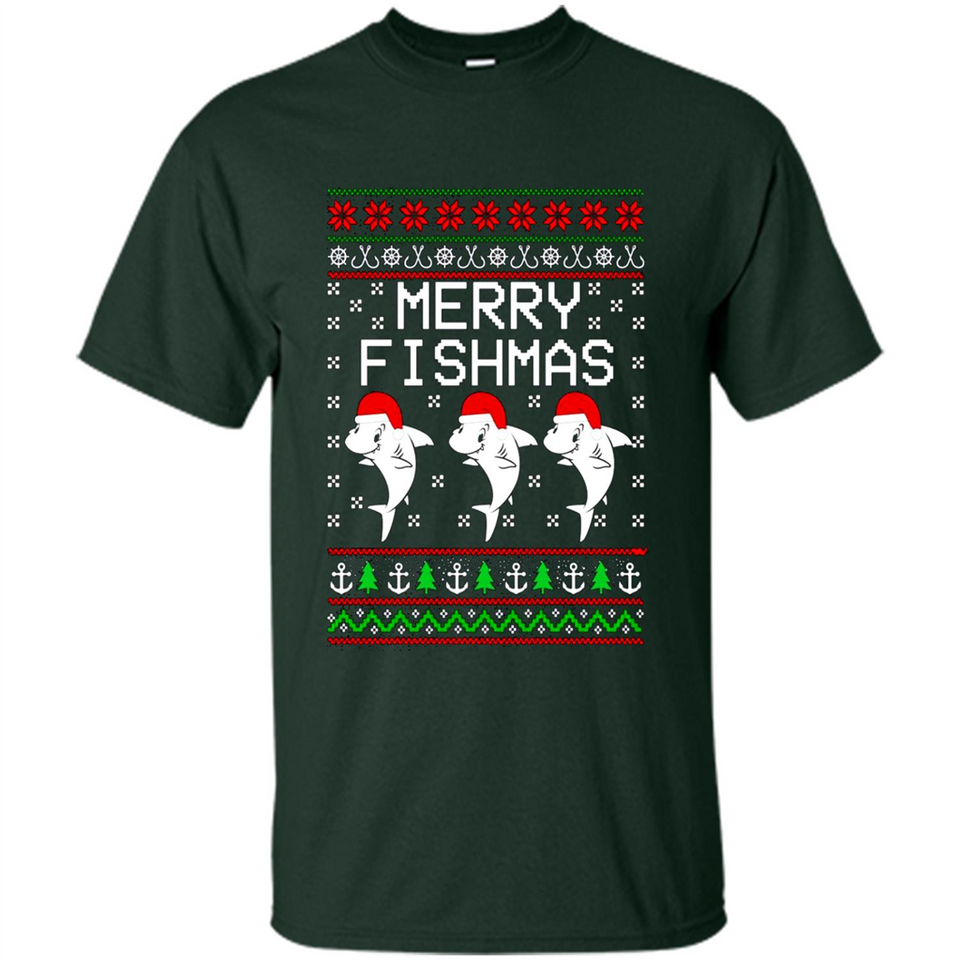 Merry Fishmas Christmas sweatshirt PINGPONG