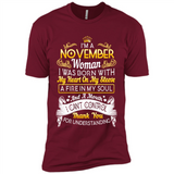 I'm A November Woman-Queen November - Premium Short Sleeve T-Shirt