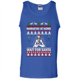 Namastay at home and wait for Santa Christmas sweatshirt PINGPONG