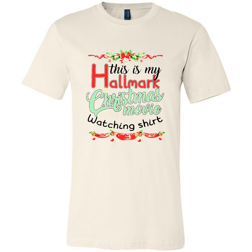 This My Movies Hallmark-Christmas Loves Is T-Shirt - Canvas Unisex T-Shirt
