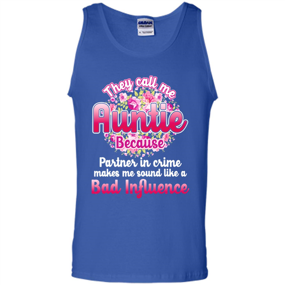They Call Me Auntie Flower - Tank Top