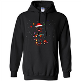 Rottweiler Santa Lights Christmas Dog Xmas Sweatshirt - Hoodie
