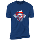 Boston Red Sox And Superman Fans - Premium Short Sleeve T-Shirt