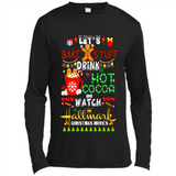 Let's Bake Stuff Drink Hot Cocoa Hallmark-Christmas Movies Sweatshirt PINGPONG
