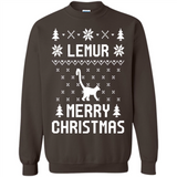 Vintage Tee For Women Men Graphic Shirts Lemur Ugly Christmas Sweater - Sweatshirt