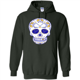 St. Louis Blues Hockey Sugar Skull Day of the Dead