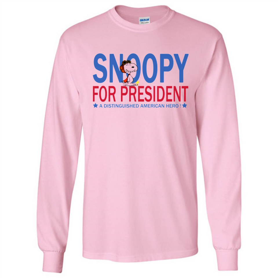 Snoopy for President - Long Sleeve T-Shirt