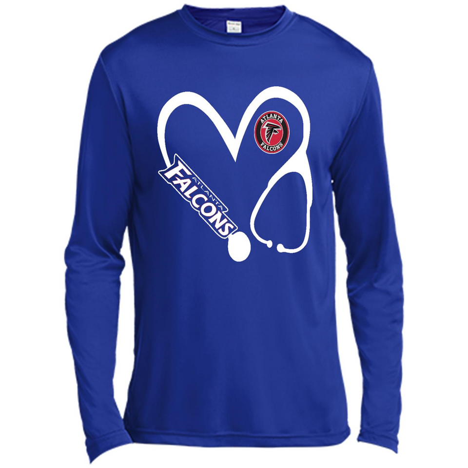 Stethoscope Heart Love Atlanta Falcons For Football Lovers