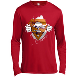 Denver Broncos And Superman Fans - Canvas Long Sleeve T-Shirt