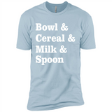 Tasty Cereal Recipe Bowl Milk Spoon