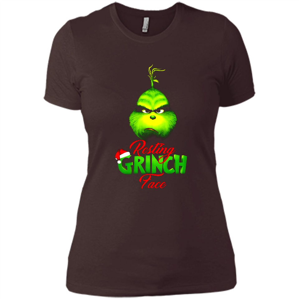 Resting Grinch Face Shirt PINGPONG - Ladies' Boyfriend T-Shirt