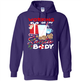 Working On My Santa Body Funny Christmas Gift Sleeve Xmas - Hoodie