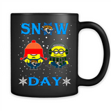 Snow Day Shirt For Jacksonville Jaguars Vs Minion Fans pingpong