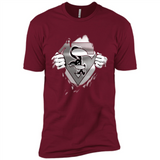 Chicago White Sox And Superman Fans - Premium Short Sleeve T-Shirt