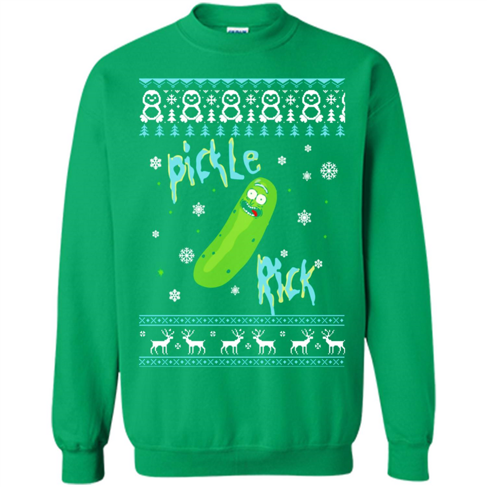 Rick and Morty Pickle Rick Ugly Christmas Sweater - Sweatshirt