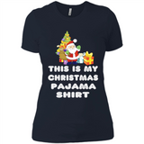 This is My Christmas Pajama Shirt - Santa Bear Tree Gift Tee