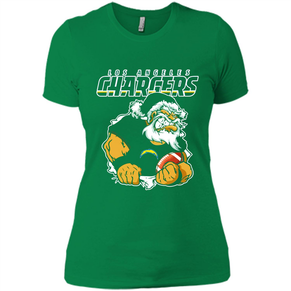 Grumpy Santa Claus Los Angeles Chargers Football Team PINGPONG