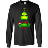 Resting Grinch Face Shirt PINGPONG - Long Sleeve T-Shirt