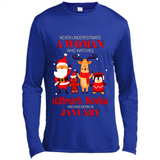 Never Underestimate A January Woman Watches Hallmark Movies Sweatshirt PINGPONG