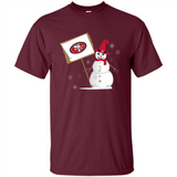 San Francisco 49ers Snowman Funny