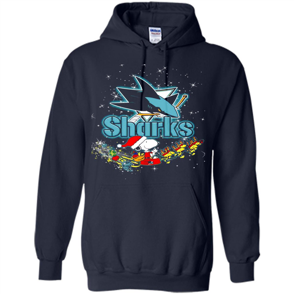 Snoopy Christmas San Jose Sharks - Hoodie