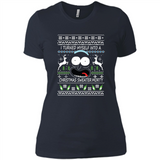 RICK AND MORTY-I TURNED MYSELF INTO A CHRISTMAS SWEATER MORTY UGLY XMAS SWEATER