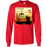 Paradise California Camp Fire Youth T-Shirt PINGPONG - Long Sleeve T-Shirt
