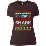 Auntie shark Doo Doo Doo Christmas - Ladies' Boyfriend T-Shirt