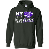 Northwestern Wildcats Football My Heart is on that Field - Hoodie