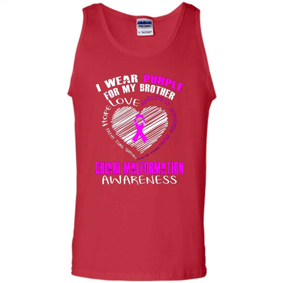 I Wear Purple For My Brother Chiari Malformation - Tank Top