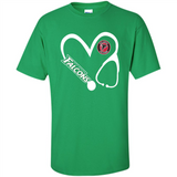 Stethoscope Heart Love Atlanta Falcons For Football Lovers