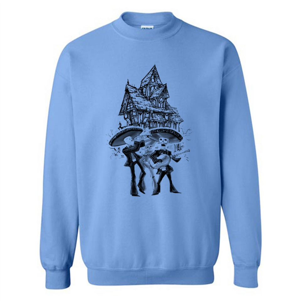 Mariachi Skeleton Shirt Dia De Los Muertos Tequila - Sweatshirt