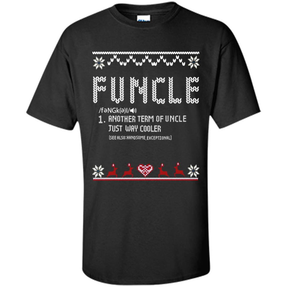 Mens Christmas Funcle Definition - Shirt