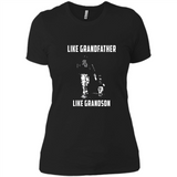 Chicago White Sox GrandFather Like GrandSon - Ladies' Boyfriend T-Shirt