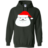 Funny Hamster Christmas t-shirt Santa Hat - Hoodie
