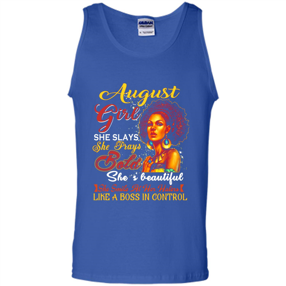 August Girl She Slays She Prays Beautiful Birthday PINGPONG