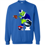 New York Giants Toilet Grinch Santa Claus Football Fan PINGPONG