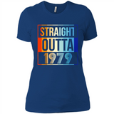 Retro Straight Outta 1979 39 Years Old - Ladies' Boyfriend T-Shirt