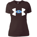 Miami Marlins Under Armour Logo - Ladies' Boyfriend T-Shirt