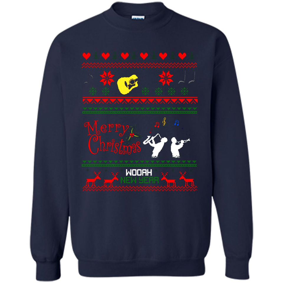 Music Ugly Christmas SweatShirt - Sweatshirt